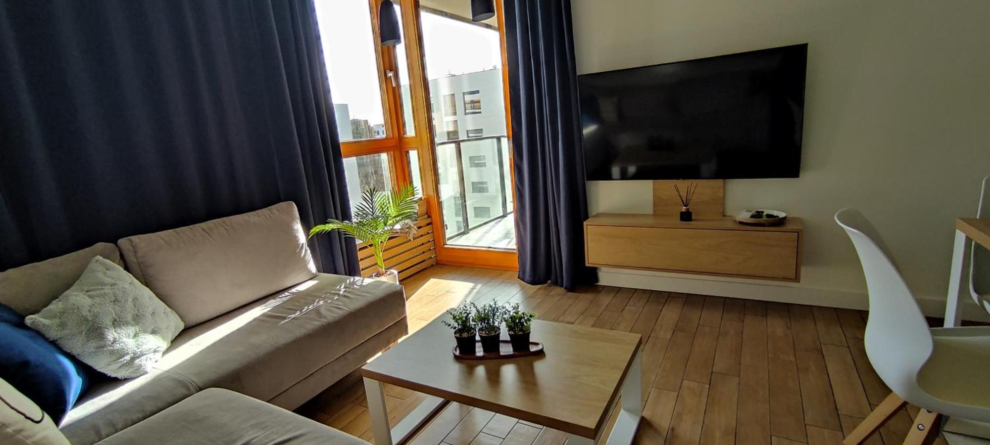 Wola Blue Modern Leilighet *