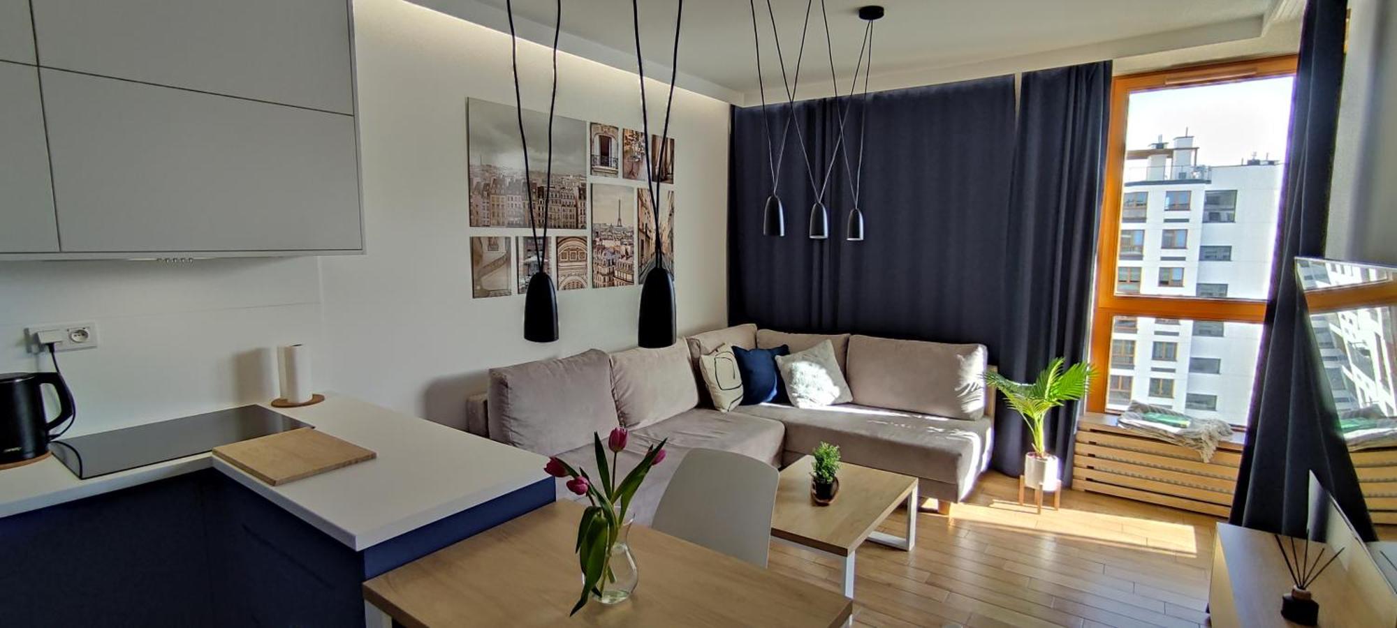 Wola Blue Modern Apartment